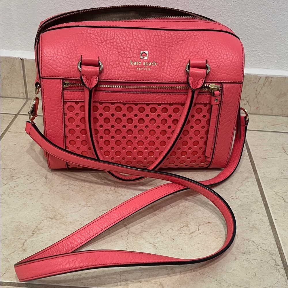Kate Spade Coral Satchel Bag